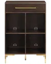 Crosley Juno Record Storage Cube Bookcase In Brown