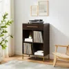 Crosley Juno Record Storage Cube Bookcase Dark Brown