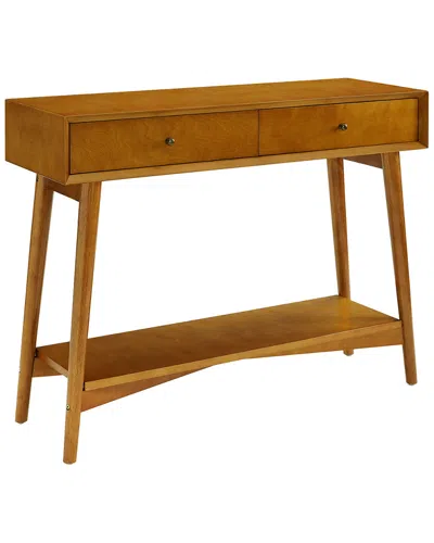 Crosley Landon Console Table In Brown