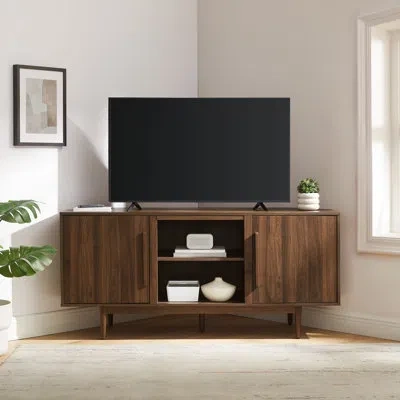 Crosley Liam Corner Tv Stand For 65" Tv In Brown