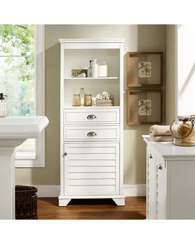 Crosley Lydia Tall Cabinet In White