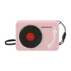 Crosley Mini Record Player Portable Bluetooth Speaker In Pink