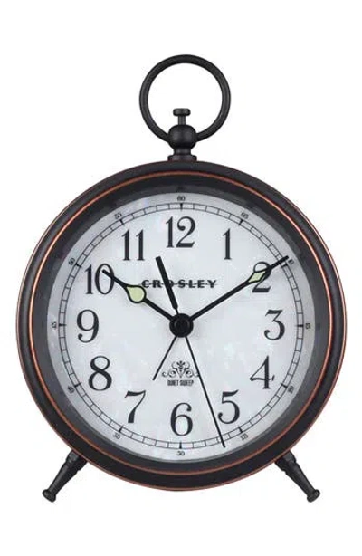 Crosley Mother Of Pearl Analog Alarm Clock