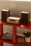 Crosley Parker Radio Cd Player & Speaker Shelf System In Brown At Urban Outfitters
