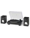 Crosley Radio Black Kt100bt Turntable And Speaker Kit In Black