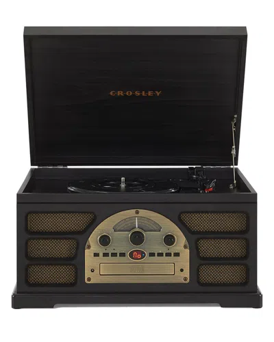 Crosley Radio Black Rochester Entertainment Center