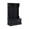 Crosley Seaside Hall Tree In Black