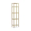 Crosley Aimee Narrow Etagere In Gold
