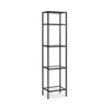 Crosley Aimee Narrow Etagere In Oil Rubbed Bronze
