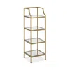 Crosley Aimee Short Etagere In Gold
