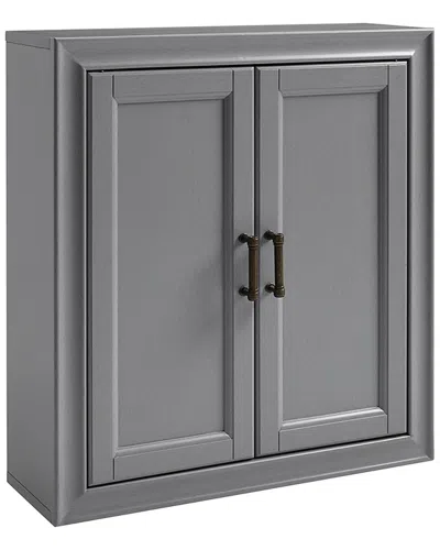 Crosley Tara Wall Cabinet In Grey