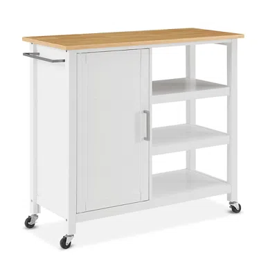 Crosley Tristan Open Kitchen Island/cart In White