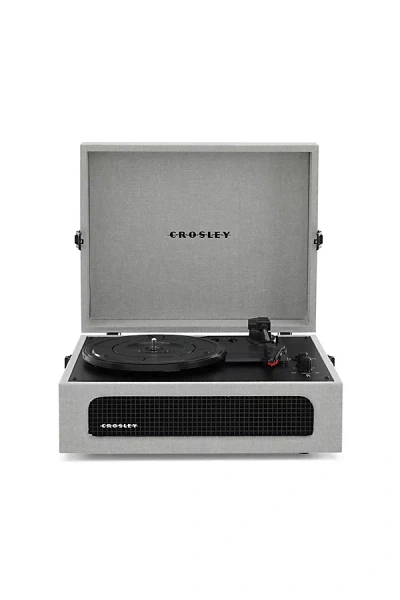 Crosley Voyager Bluetooth Record Player In Grey At Urban Outfitters In Gray