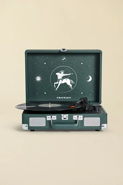 Crosley Zodiac Cruiser Plus Bluetooth Record Player In Sagittarius At Urban Outfitters In Multi