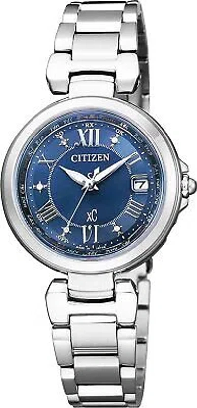 Pre-owned Cross [citizen]  Sea Xc Eco-drive Radio Clock (silver / Daily Life Waterproo