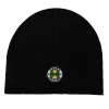 Cross Colours Circle Logo Beanie In Black