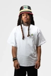 Cross Colours Circle Logo T-shirt In White