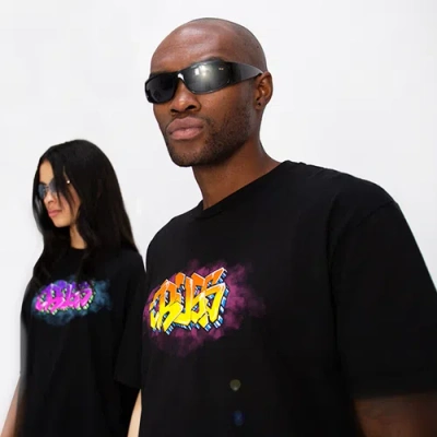 Cross Colours New York Graffiti T-shirt In Multi