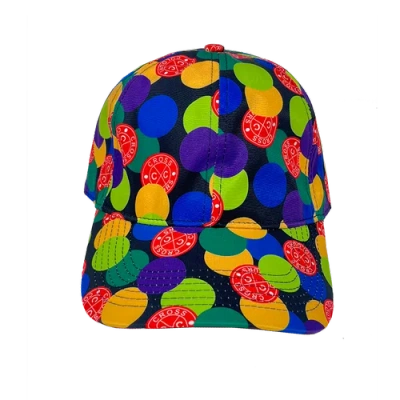 Cross Colours Polka Dot Dad Hat In Multi