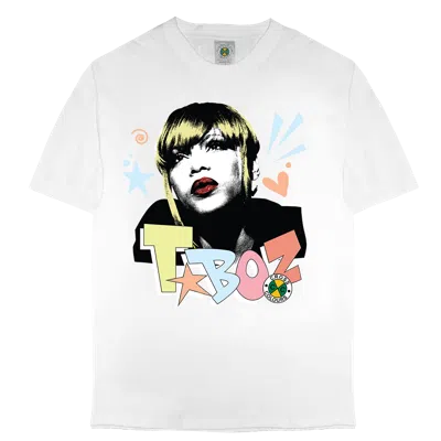 Cross Colours T-boz Pop Art In White