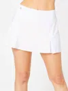 Cross Court Women's Skirt With Shorts In White In White