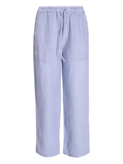 Crossley Leinenhose Mit Kordelzug In Blue
