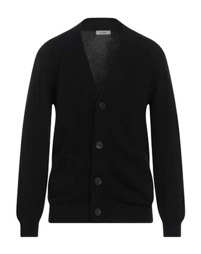 Crossley Man Cardigan Black Size M Wool, Cashmere