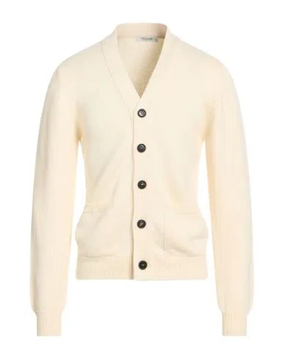 Crossley Man Cardigan Cream Size 3xl Virgin Wool In White