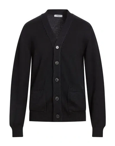 Crossley Man Cardigan Midnight Blue Size M Virgin Wool