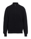 Crossley Man Cardigan Midnight Blue Size Xl Virgin Wool, Polyamide In Blue