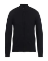 Crossley Man Cardigan Midnight Blue Size Xxl Virgin Wool In Blue