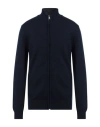 Crossley Man Cardigan Navy Blue Size Xl Virgin Wool