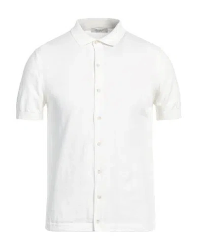 Crossley Man Cardigan White Size Xl Cotton