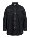 Crossley Man Denim Shirt Blue Size M Cotton, Elastane In Blue