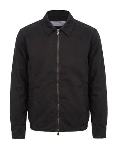 Crossley Man Jacket Black Size L Cotton, Elastane