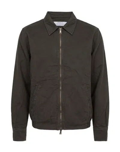 Crossley Man Jacket Charcoal Size L Cotton, Elastane In Gray