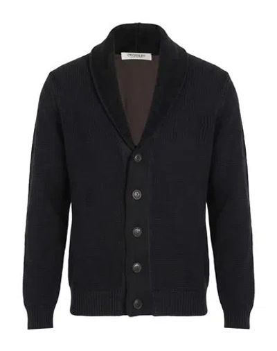 Crossley Man Jacket Charcoal Size L Cotton In Black