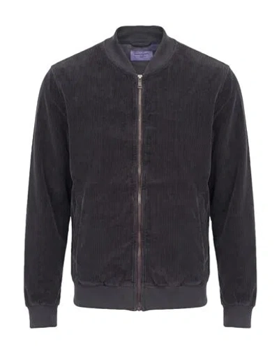 Crossley Man Jacket Charcoal Size S Cotton In Grey