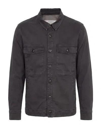 Crossley Man Jacket Grey Size M Cotton, Elastane In Gray