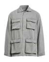 Crossley Man Jacket Grey Size S Cotton In Gray