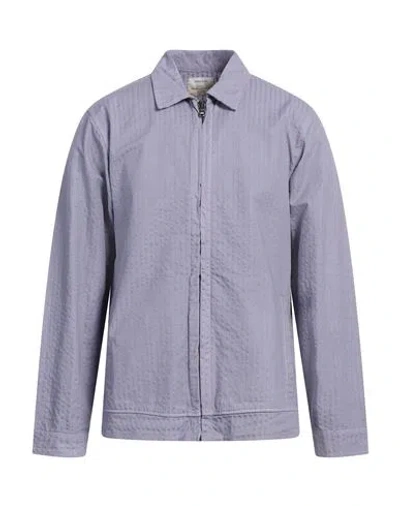 Crossley Man Jacket Lilac Size L Cotton