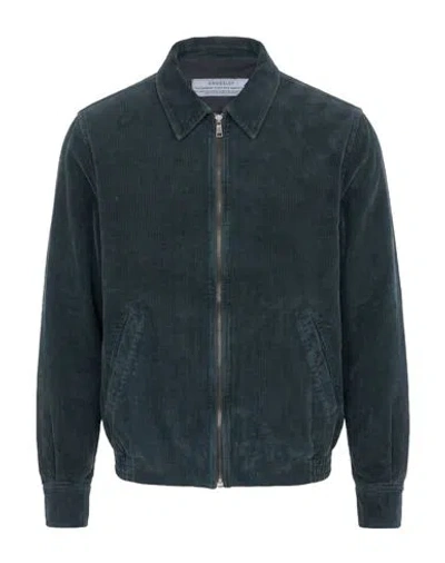 Crossley Man Jacket Midnight Blue Size M Cotton, Elastane