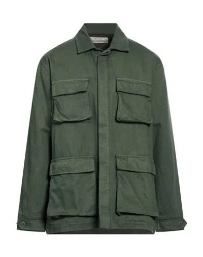 Crossley Man Jacket Military Green Size Xxl Cotton
