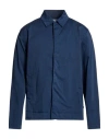 Crossley Man Jacket Navy Size Xl Cotton, Elastane In Blue