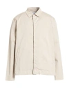 Crossley Man Jacket Beige Size Xl Cotton, Elastane In Neutral
