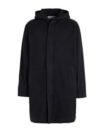 Crossley Man Overcoat & Trench Coat Black Size Xl Cotton