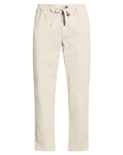 Crossley Man Pants Beige Size L Cotton In Neutral