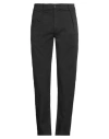 Crossley Man Pants Black Size 34 Cotton, Elastane In Multi