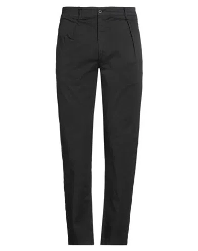 Crossley Man Pants Black Size 34 Cotton, Elastane In Multi