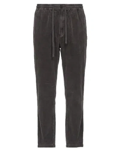 Crossley Man Pants Charcoal Size M Cotton In Gray